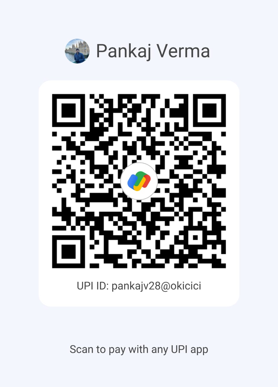 UPI QR Code - Pankaj Verma